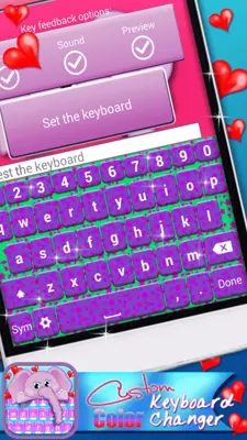 Custom Keyboard Color Changer android App screenshot 0