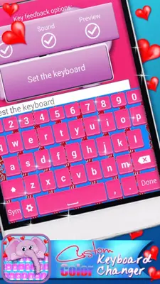 Custom Keyboard Color Changer android App screenshot 1