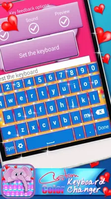 Custom Keyboard Color Changer android App screenshot 2